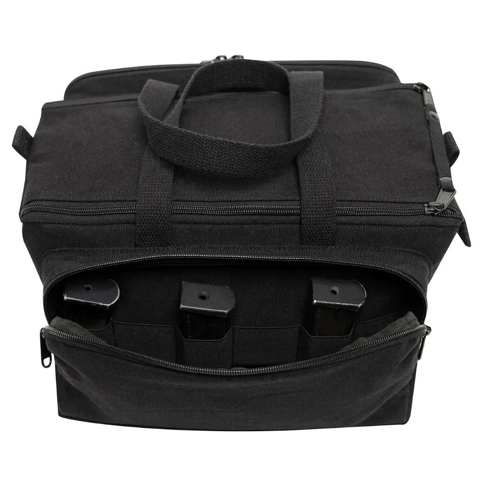 Rothco Canvas Tactical Shooting Range Bag - Black