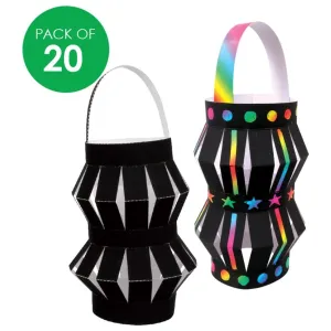 Scratch Board Chinese Lanterns - Pack of 20