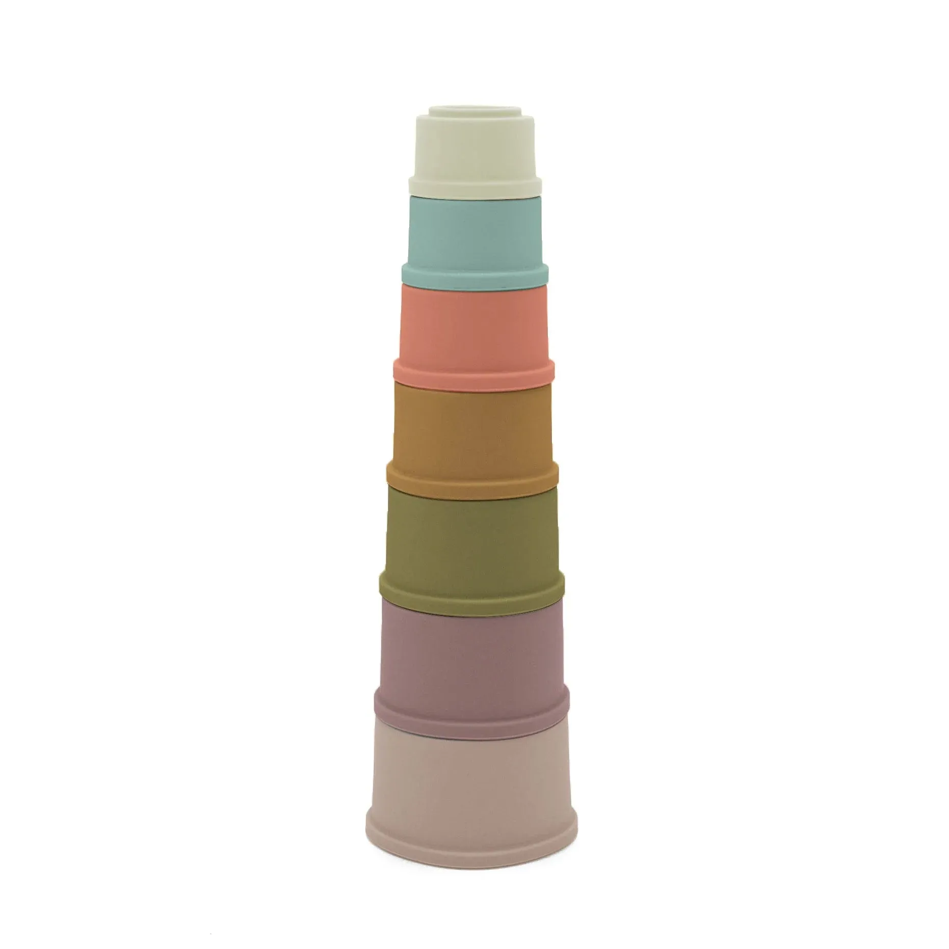 Silicone Stacking Water Cups Toy Play Set