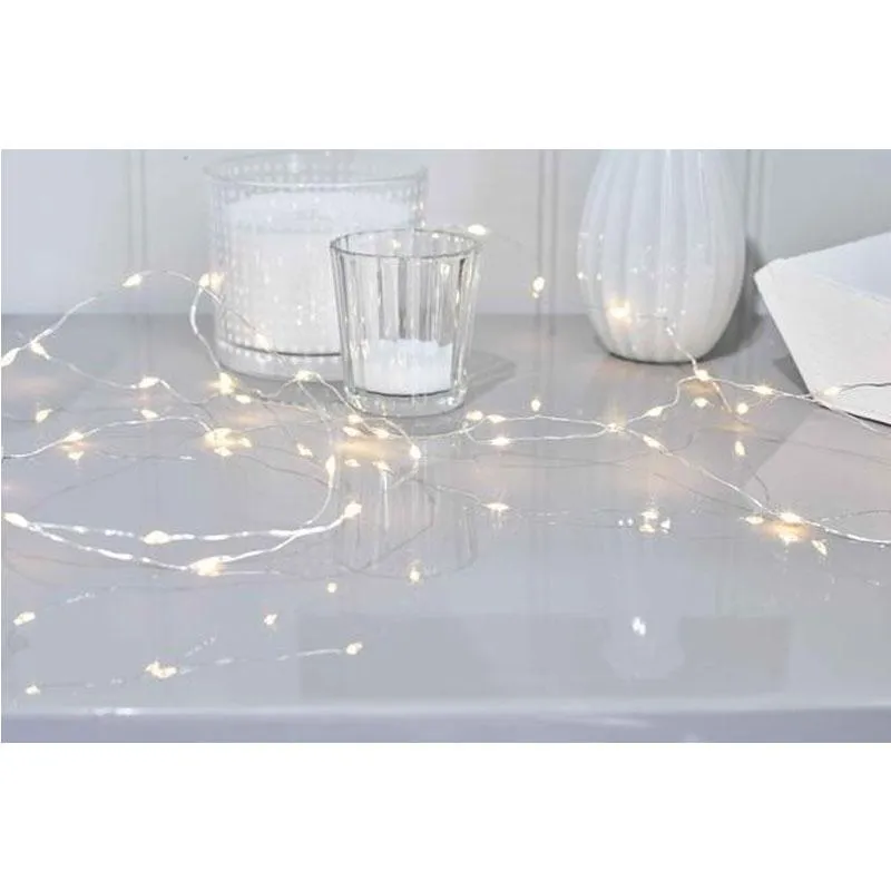Silver LED String Lights (3m)