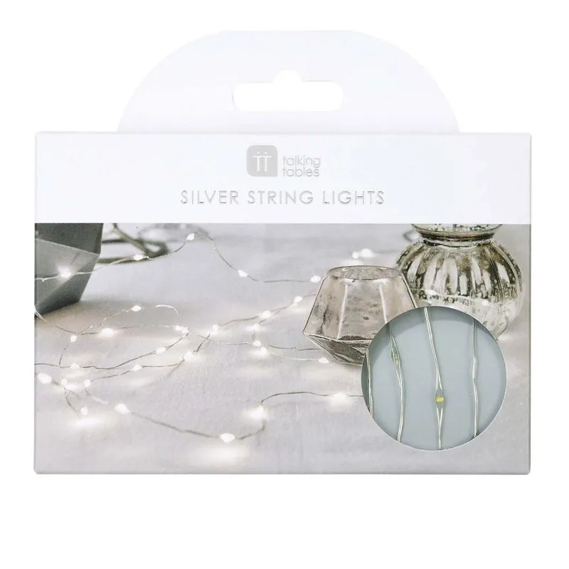 Silver LED String Lights (3m)