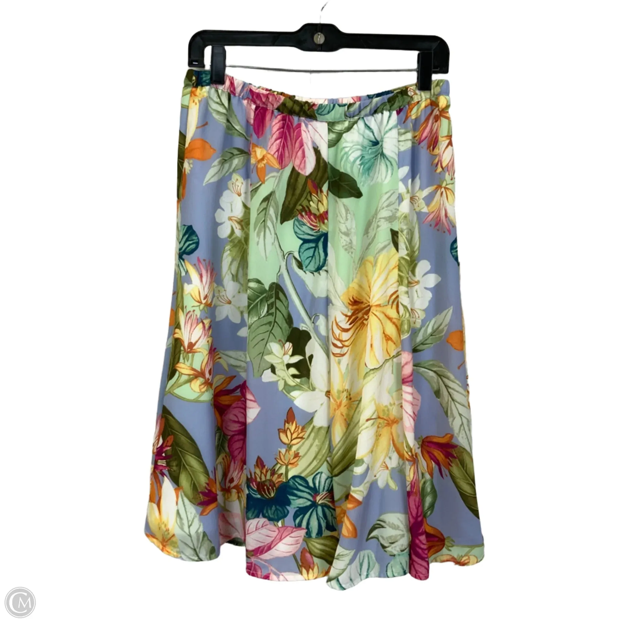 Skirt Midi By Christopher And Banks In Floral Print, Size: Petite  M