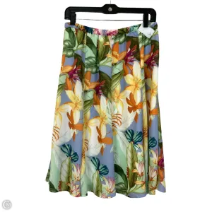 Skirt Midi By Christopher And Banks In Floral Print, Size: Petite  M