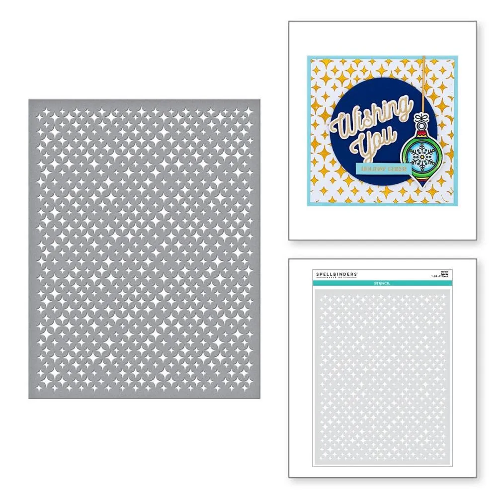 Spellbinders Stencil Twinkle - Gnome For Christmas