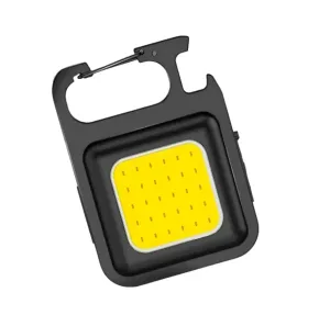 Super Bright MINI COB Keychain Flashlight Charging Lamp Camping Lights with Magnet 4 Lighting Modes for Camping Home