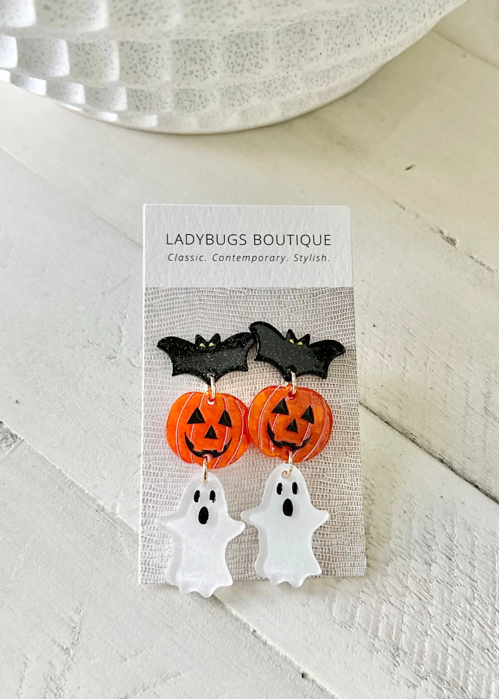 The Wild   Batty Earrings