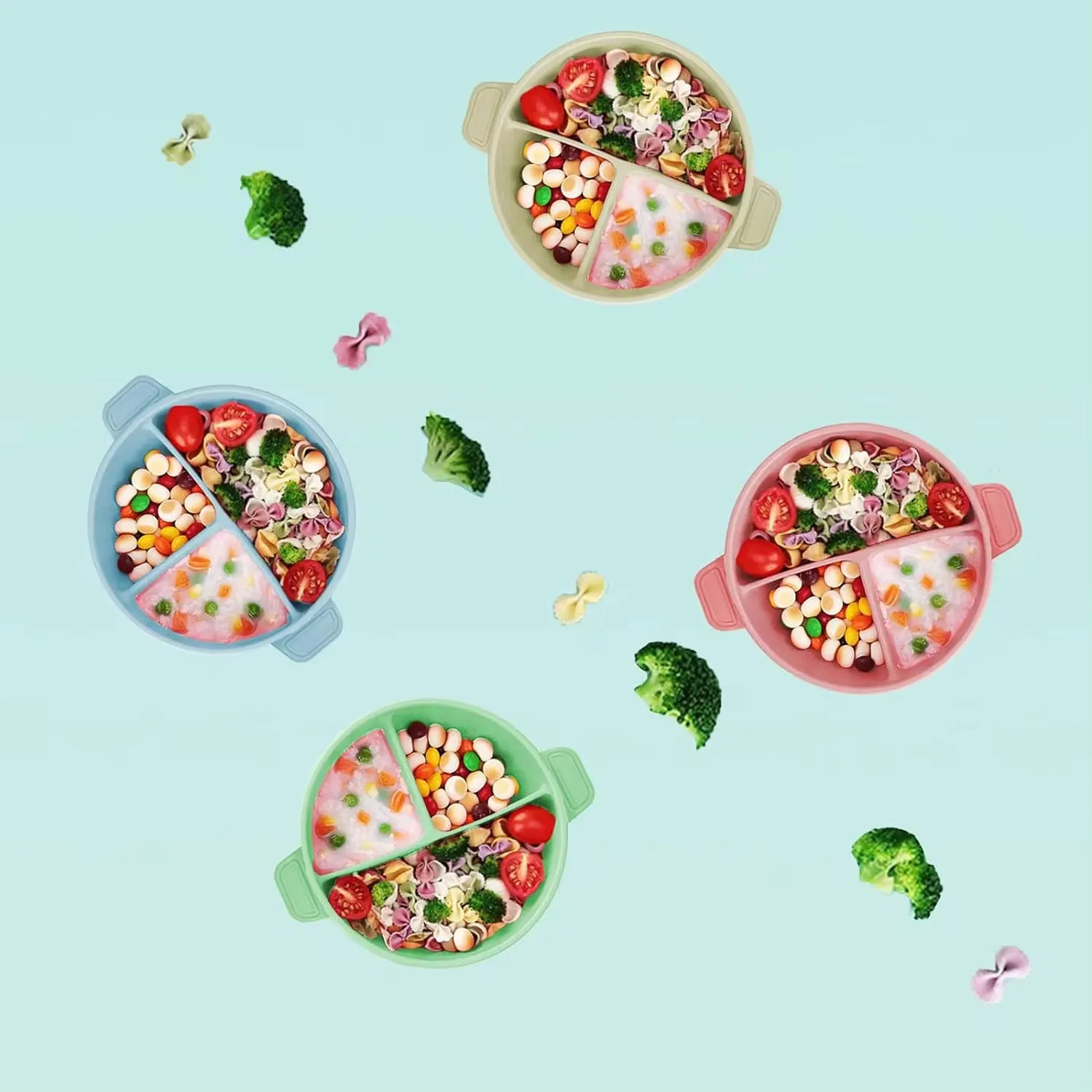 TinyTummy Suction Feeding Set – Durable, BPA-Free Baby Weaning Essentials