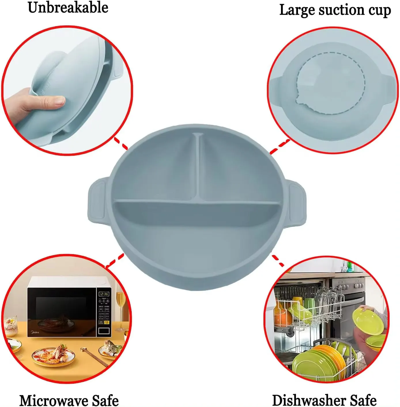TinyTummy Suction Feeding Set – Durable, BPA-Free Baby Weaning Essentials