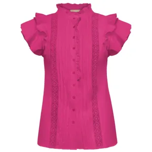 Triple Nine - Travel Blouse Essie Fuchsia - 5915