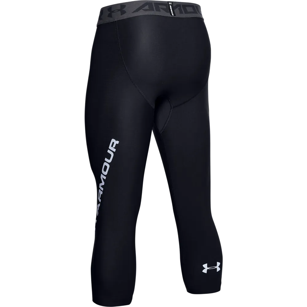 Under Armour Hg Graphic 3/4 Leggings Men Training 3/4 Tight Black Ua1352677-001
