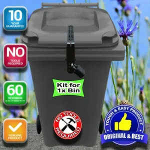 Wheelie Bin Lock Lid Strap