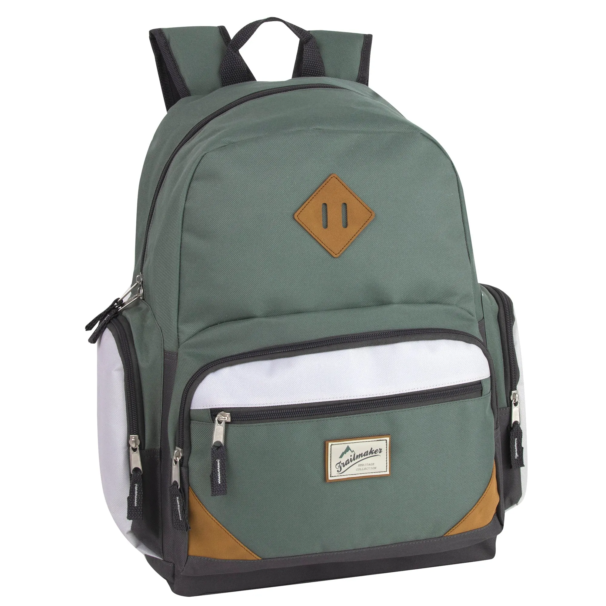 Wholesale 48cm Duo Compartment Backpack with Laptop Sleeve 25L Capacity - 3 Girls Colours