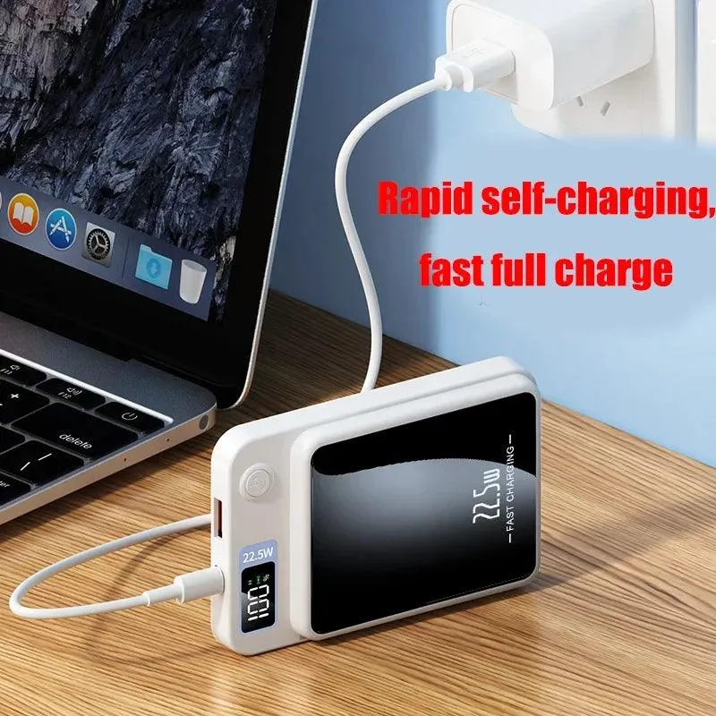 Xiaomi 100000mAh Magnetic Qi Wireless Charger - Portable 22.5W Fast Charging Power Bank for iPhone, Samsung, and Huawei